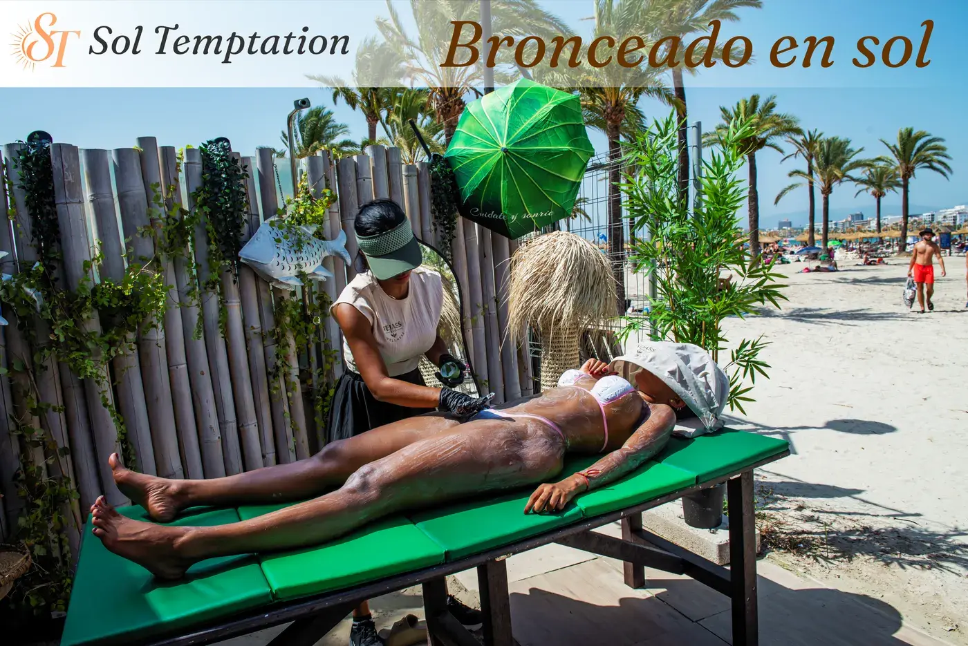 Resultado real de bronceado al sol en SolTemptation Palma de Mallorca 1