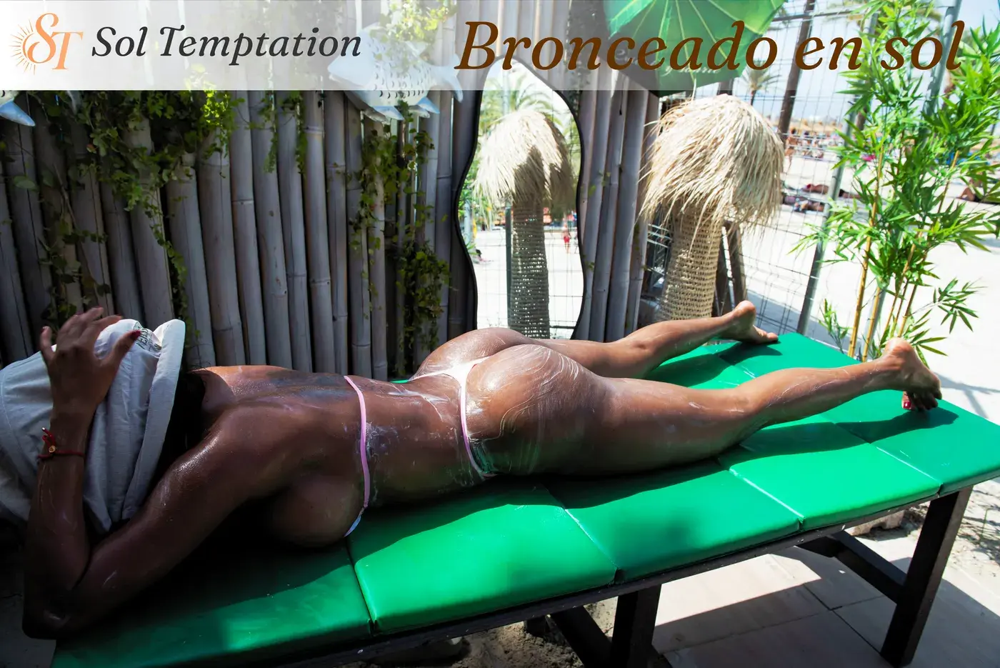 Resultado real de bronceado al sol en SolTemptation Palma de Mallorca 2